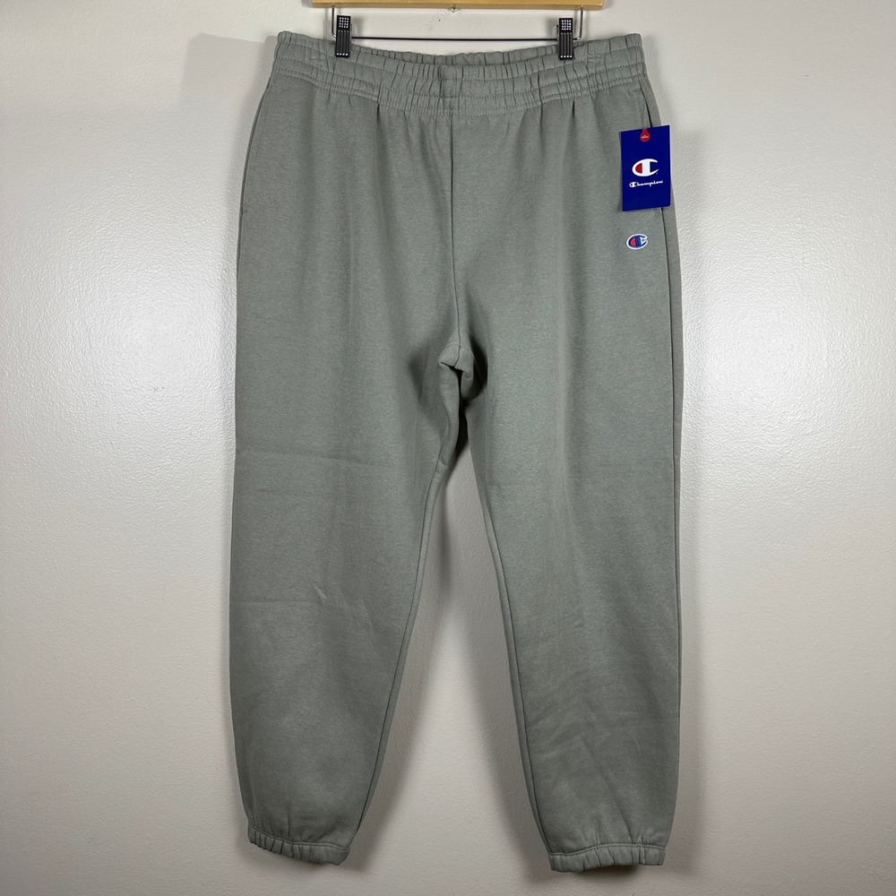 Champion Women's XXL Powerblend‎ Boyfriend Sweatpants Dried Sage Y2k NEW